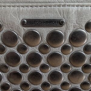 🩶 Silver studded Rebecca Minkoff crossbody purse